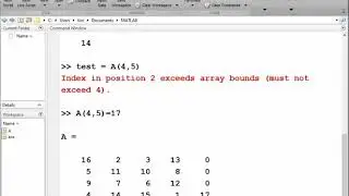 Get Started with MATLAB (part3)