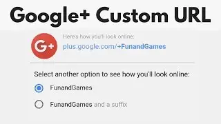 Add or change a Google+ Custom URL