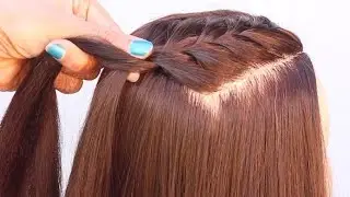 Nice ! Very easy beautiful hairstyle for long hair//Cute hairstyle for ladies/Hair style girl simple