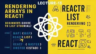 Rendering Arrays or Lists in React Components | React Tutorial For Beginners