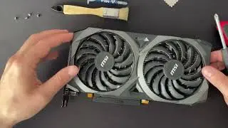 Graphic card after mining / msi rtx 3060 ti ventus 2x  / How to lower graphics card temperature