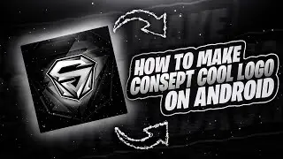 HOW TO MAKE CONCEPT LOGO ON ANDROID || Make Advanced Text Logo || collab with @CRAZY KING GFX