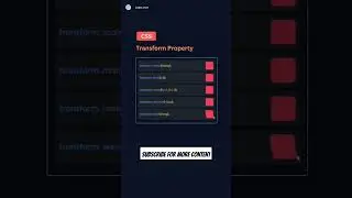 CSS transform property 