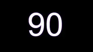 Numbers in Russian. 90 (ninety). Tens. How to pronounce and spell correctly.