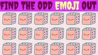 How Good Are Your Eyes? #6 | Find The Odd Emoji Out 🎲
