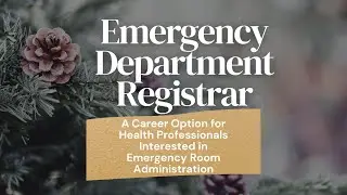 Emergency Room Registrar Career Secrets: Job Description, Salary, Certifications|Careermas Day 15