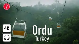 ORDU Boztepe Altınordu Teleferik Macerası | Cable Cars - Turkey 🇹🇷 [4k 60fps]