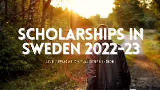 Sweden Government Scholarships 2022-2023 | Swedish Institute Scholarships | Study in Sweden Visa job
