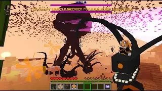 Wither Storm VS Ender Fox and Murder Sans[MCPE-MCBE]Wither Storm In Minecraft,EnderFoxBoy MC🦊!!!