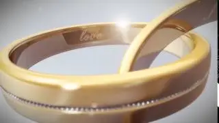 Футаж обручальные кольца