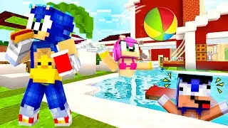 Minecraft - Sega Fun House - Baby Sonic's First Pool Party! [11]