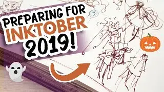 Preparing for 🍁 InkTober 2019 🎃 - Can I do it? // Sketch With Me