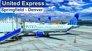 Trip Report | TURBULENCE Onboard the United Express E175 | Springfield - Denver!