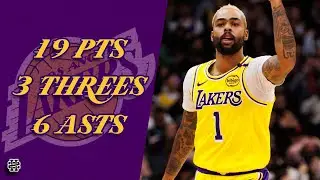 D'Angelo Russell 19 pts 3 threes 6 asts vs Raptors 24/25 season