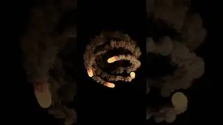 #blender3d #fireball #blendertutorial #blenderanimation #vfx  #dynamics #shorts #viral #trending