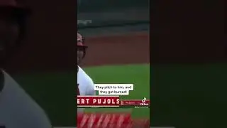 Albert Pujols Hits Historic Homer in Final At-Bat vs Chicago Cubs🥲 #mlb #shorts