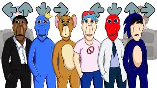 THE BEST FNF FUNNY SPOOKY STORIES #4: FNF characters in different universes | FNF animation