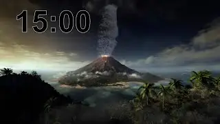 15 Minute Countdown Timer - Volcano
