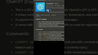 Use chatGPT in VS Code 😎 