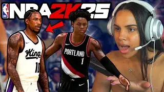NBA 2K25 EARLY GAMEPLAY!! - PORTLAND TRAILBLAZERS VS. SACRAMENTO KINGS- NBA FULL GAME!