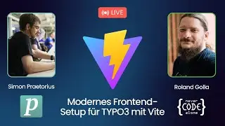 Modernes Frontend-Setup für TYPO3 mit Vite - Livestream mit Simon Praetorius