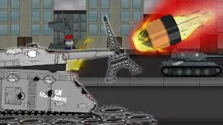 Ratte: Mom, I'm in Paris - cartoon about tanks