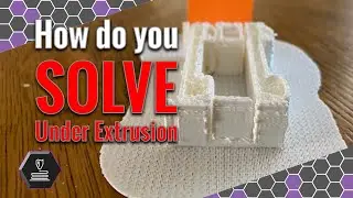 How to solve under extrusion in your 3D prints.