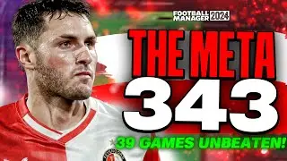 39 Games UNBEATEN! | BROKEN Meta 3-4-3 FM24 Tactics! | Best FM24 Tactics