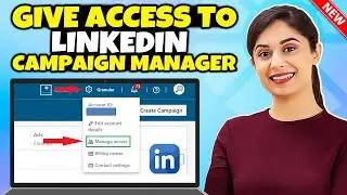 How to give access to linkedin campaign manager 2024