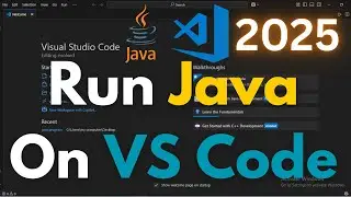How to Setup Java in Visual Studio Code | New Easy Way 2025 | Java in VSCode | Java Run In VS Code