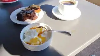 утро Батуми ,завтрак на крыше