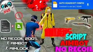 Free Fire Auto Headshot Config File🎯🌠 Macro Aimbot + No Recoil Regedit ‼️ Antiban VIP Script 👽 