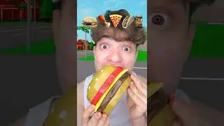 Giant Roblox Food Emoji ASMR!? 🤤🍔