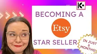 Becoming an Etsy ⭐️ Star Seller ⭐️ IN JUST 6 MONTHS! #etsyseller #workfromhome #etsy #passiveincome
