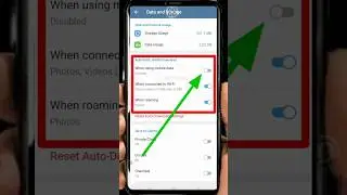 How to stop auto download in telegram | stop auto save photo video in Telegram 