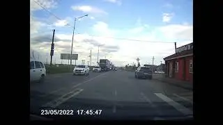 Опасное вождение. Выезд на встречную полосу