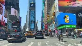 Driving from NYC to Atlantic City, NJ | Midtown, Times Square, Lincoln Tunnel, Garden State Parkway
