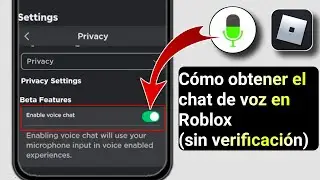 Habilitar el chat de voz en Roblox (sin verificación 2024) Cómo habilitar el chat de voz de Roblox