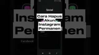 Hapus Akun Instagram Permanen #shorts