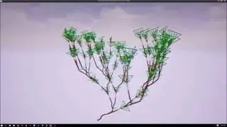Unreal Engine 4 - C++ Lindenmayer System Plugin Example Tree