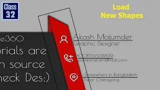 How to load new shapes or icons in Photoshop CC 2022 - Photoshop tools, New Edge, Part-32