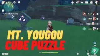 just in case you're still struggling with mt. yougou cube puzzle | Genshin Impact
