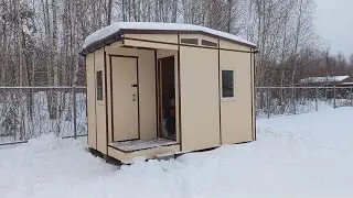 Каркасный хозблок. Стоимость постройки. Закончил.