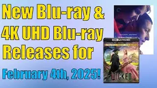 New Blu-ray & 4K UHD Releases for February 4th, 2025!