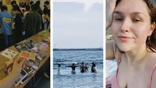 БУДНИ В ЯПОНИИ: пляж на тихом океане и школьная ярмарка
