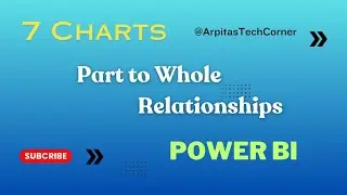 7 Charts to Show Part to Whole Relationships in Power BI #powerbi #datavisualization #chart