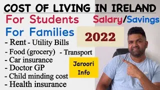 COST OF LIVING IN IRELAND 2022 | SALARY | EXPENSES | SAVINGS | INDIANS IN IRELAND 