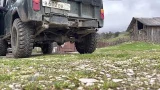 Звук выхлопа ( глушытеля ) прямоточного на уаз 469 с 417 двигателем . Часть 2 )
