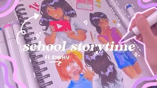 SCHOOL SHENANIGANS // draw & chat with me 🎓