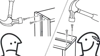 IKEA Plastic Plug Drawer Assembly Top Tip!